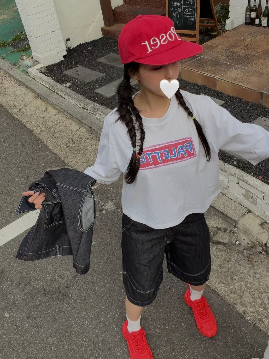 “PALETTE”全棉中袖短Tee