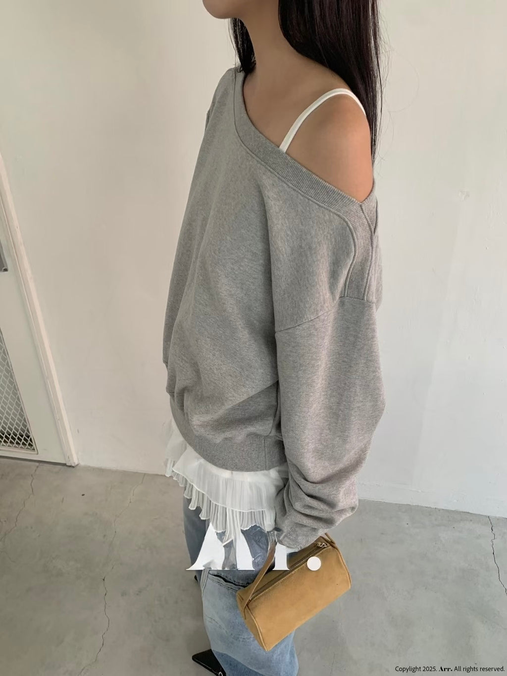紗腳長吊帶背心