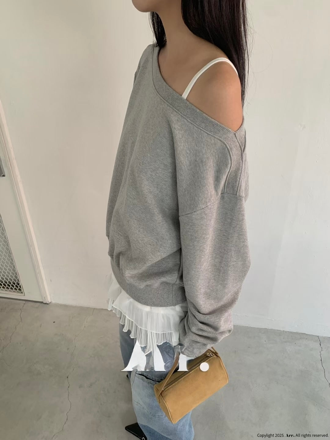 紗腳長吊帶背心