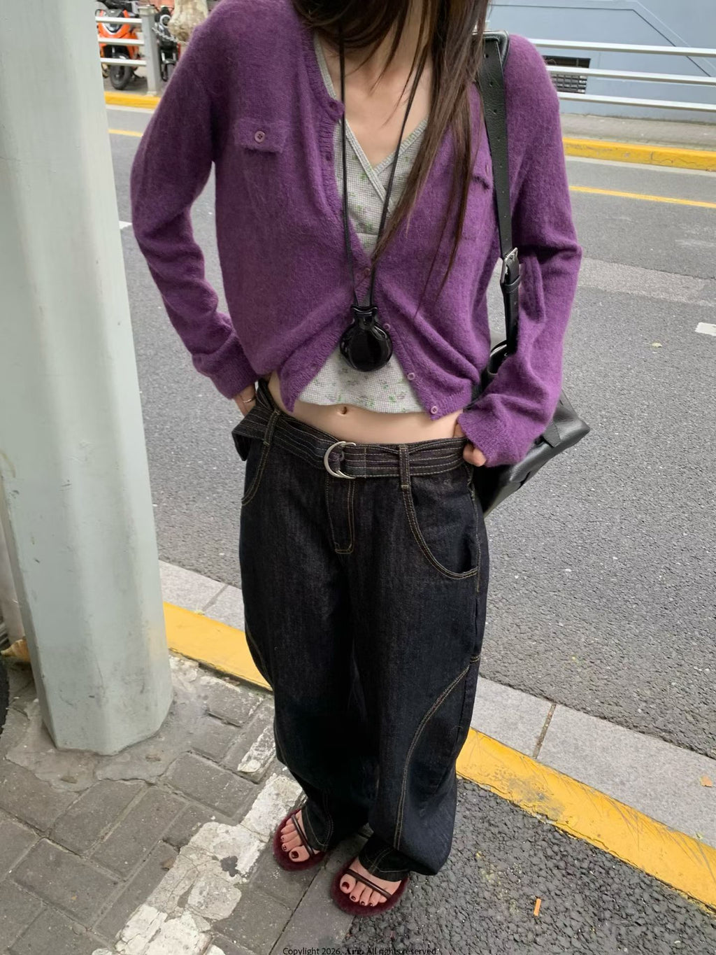 雙袋羊毛外套