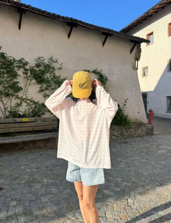 橫間防曬薄長Tee