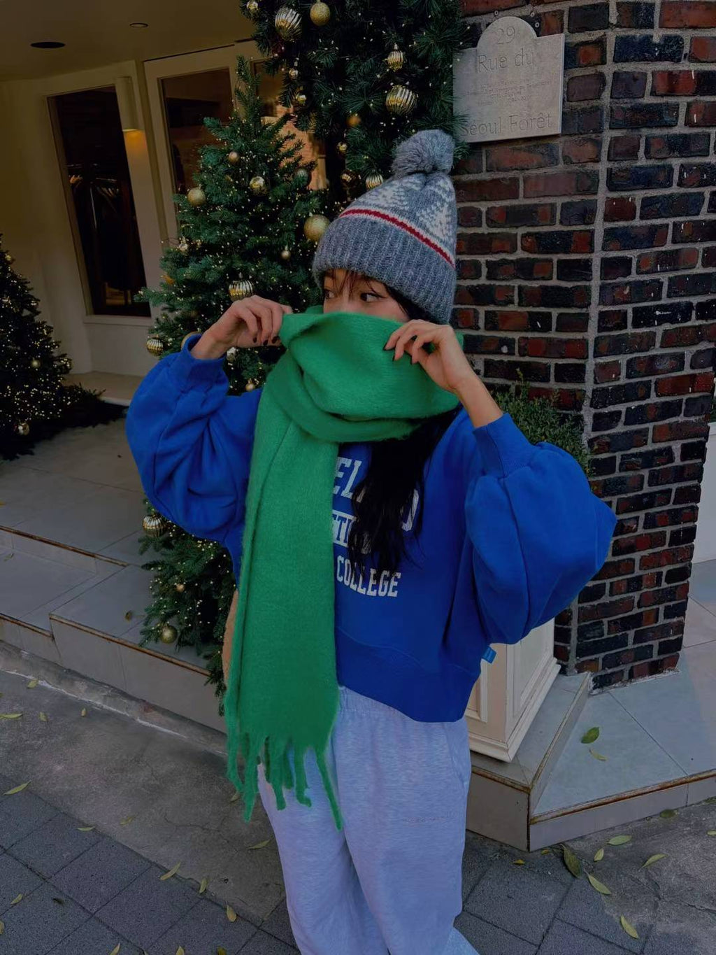 “LAKELADE”抓毛短衛衣