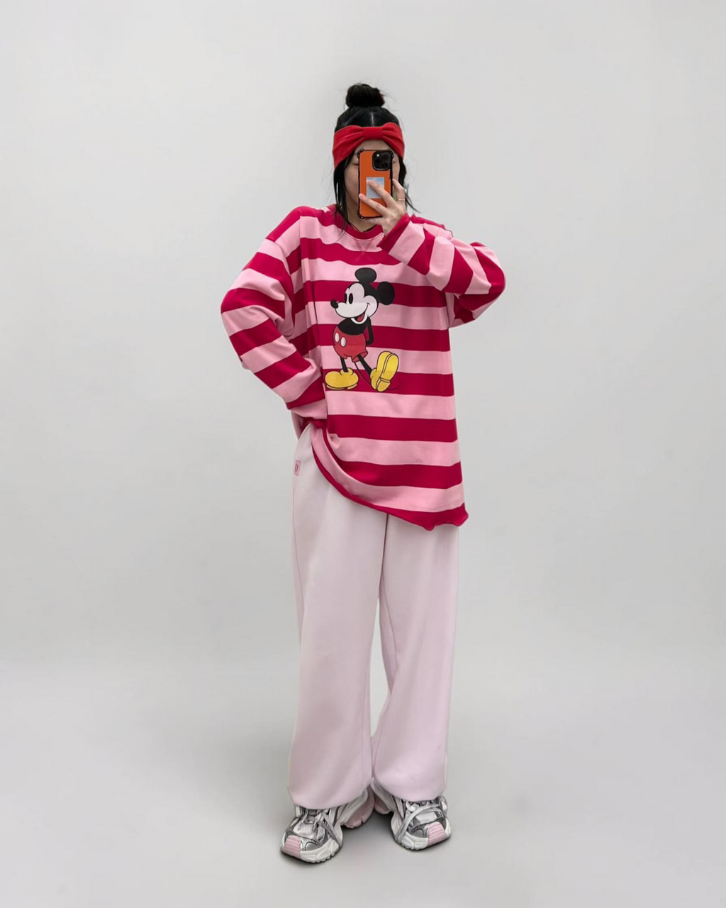 Mickey橫間長Tee