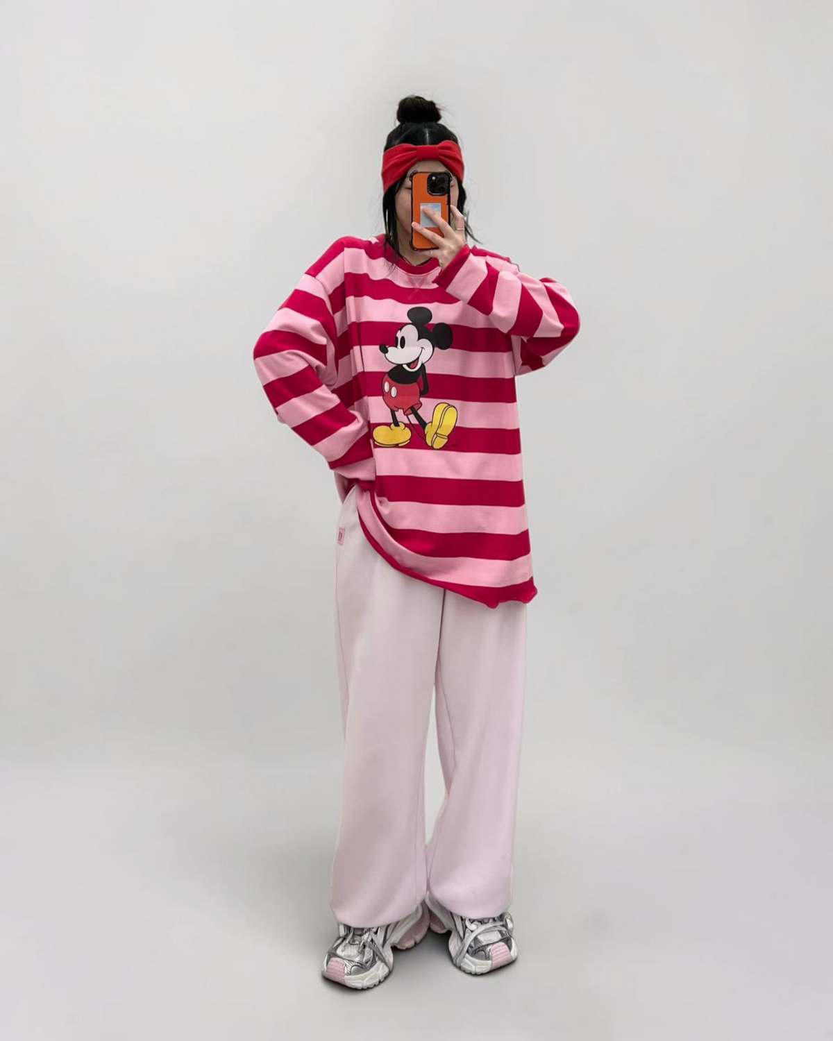 Mickey橫間長Tee