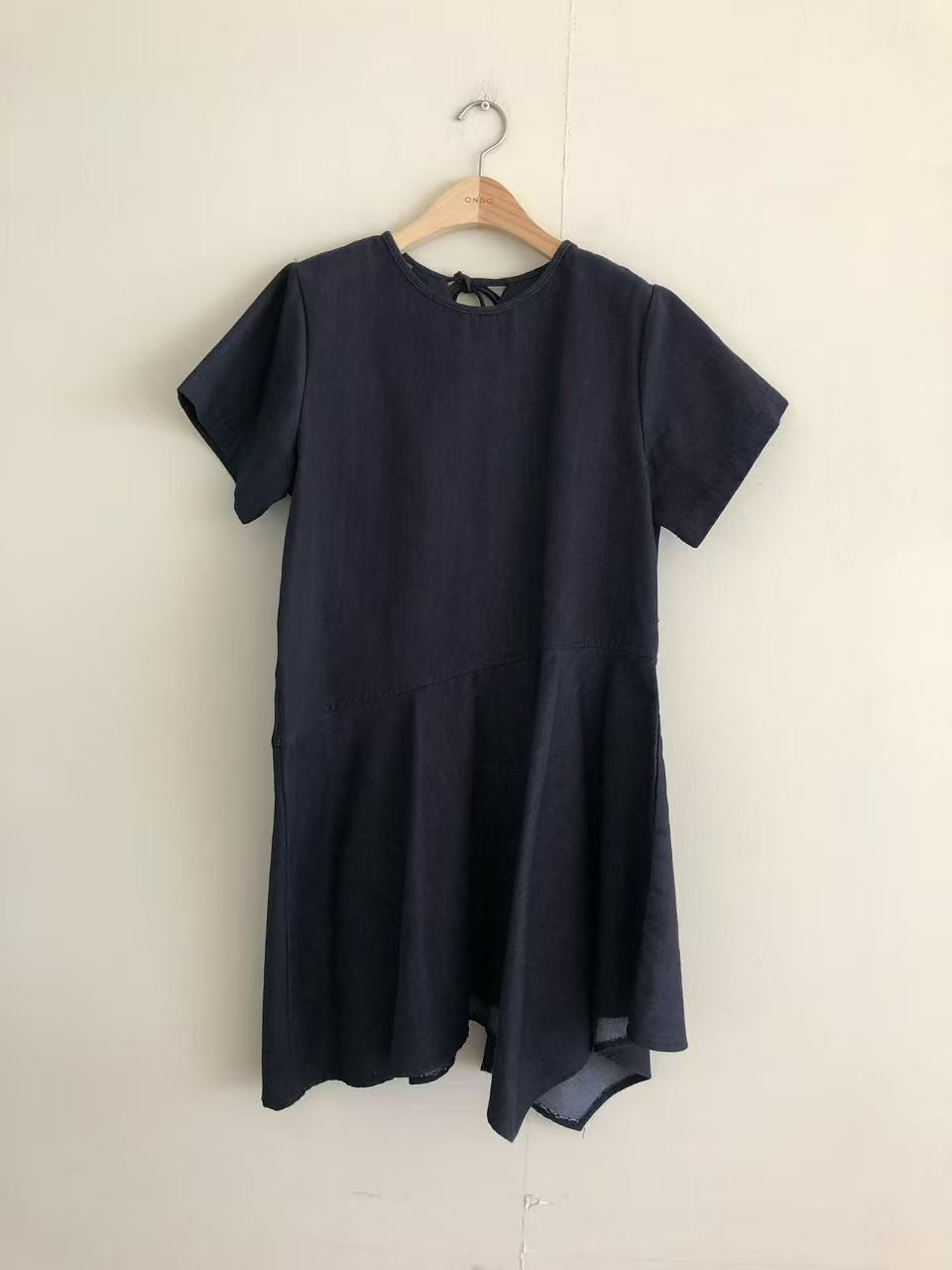 不規則腳牛仔連身裙