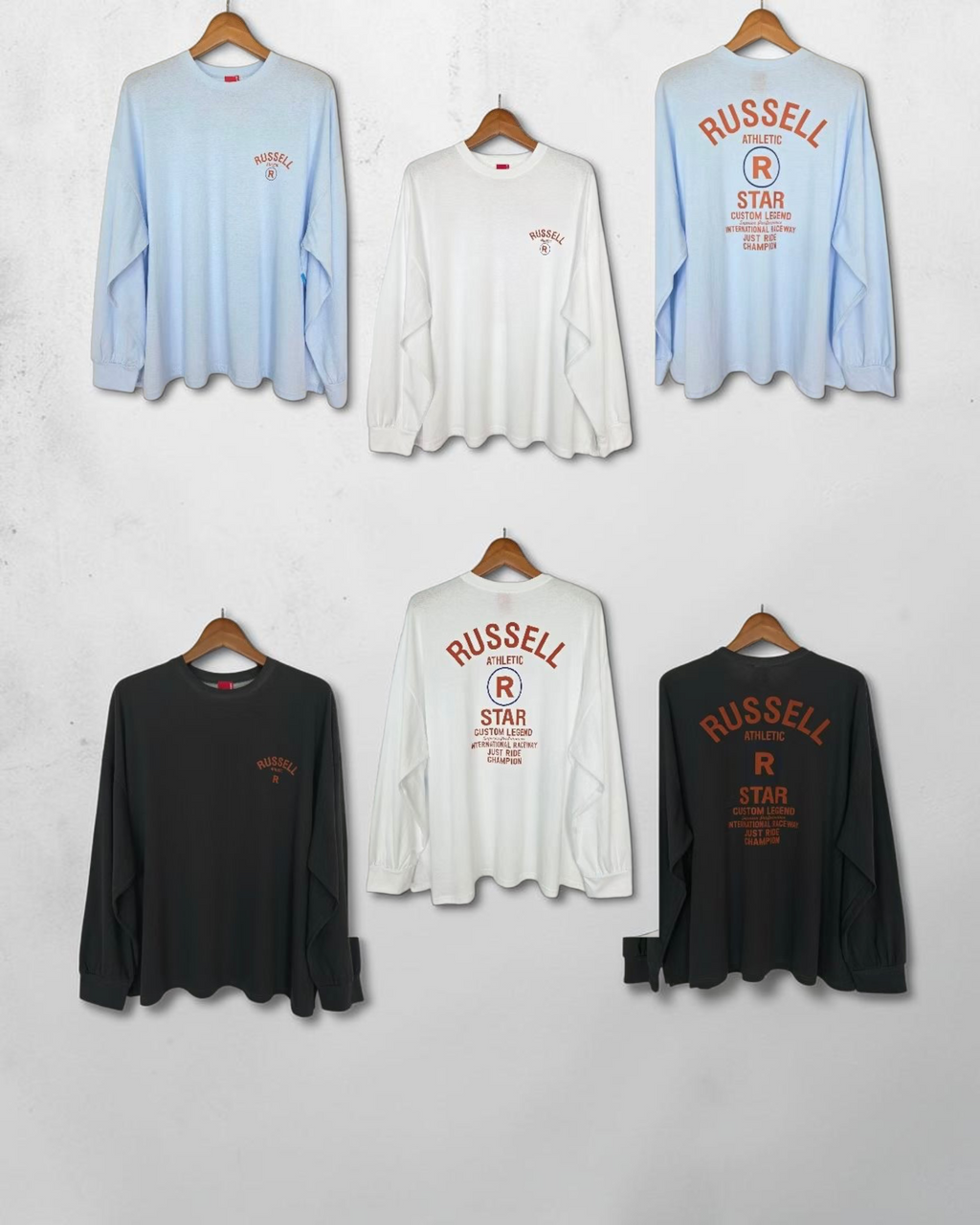 背RUSSELL長Tee