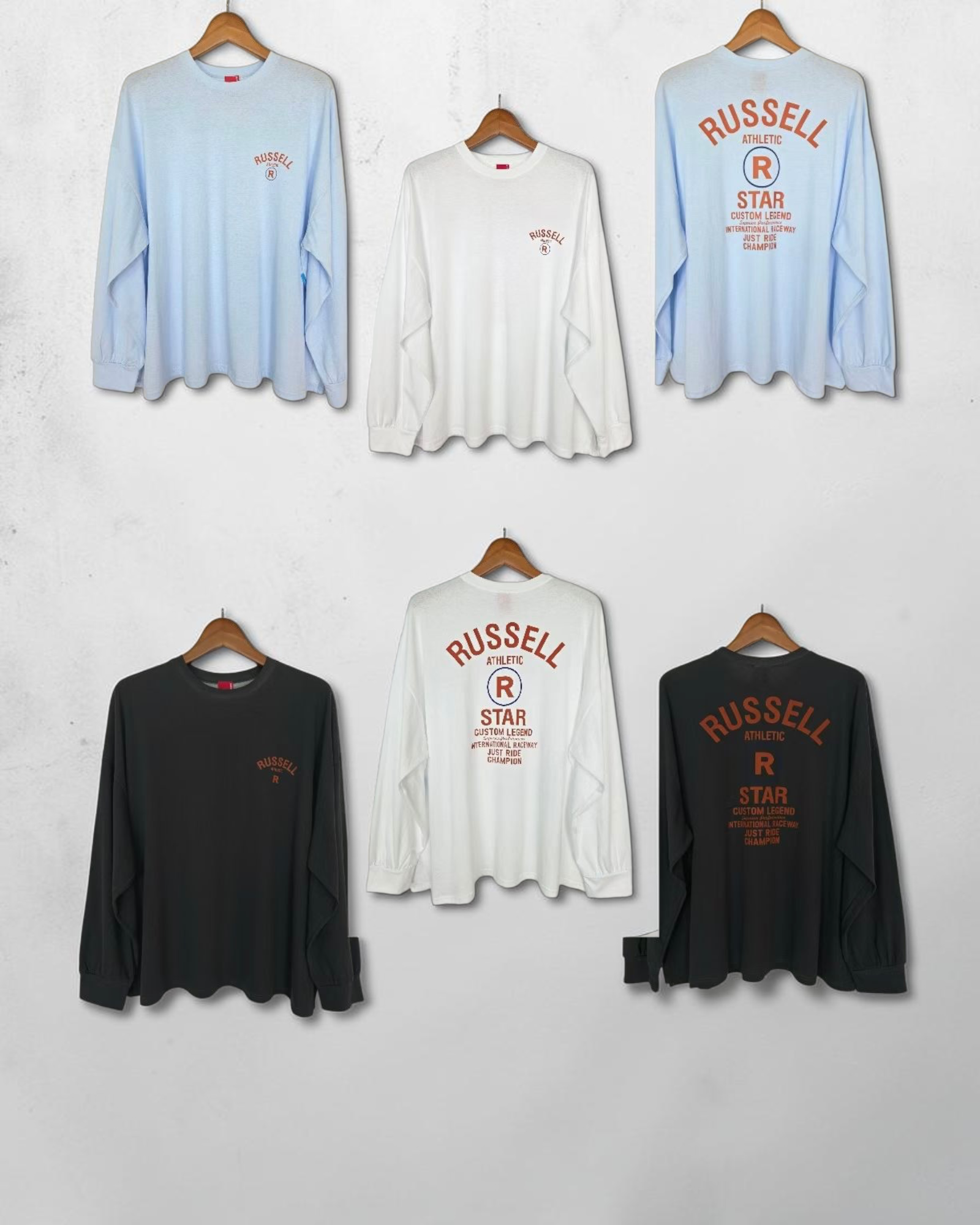背RUSSELL長Tee