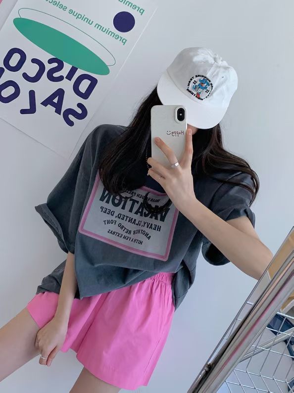 “VACATION”洗水長Tee