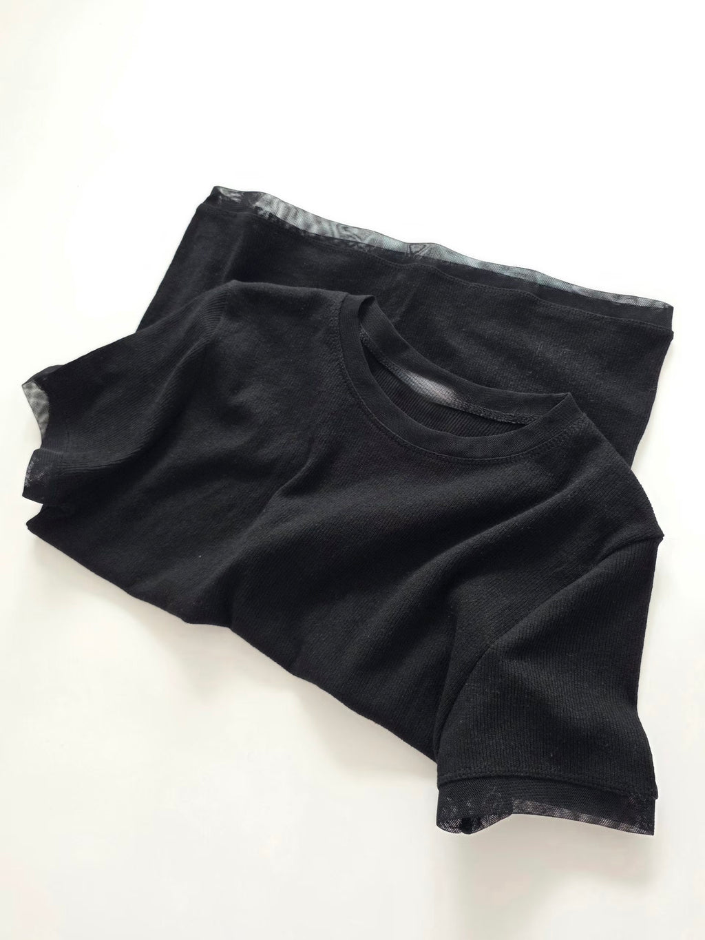 紗紗邊薄料Tee