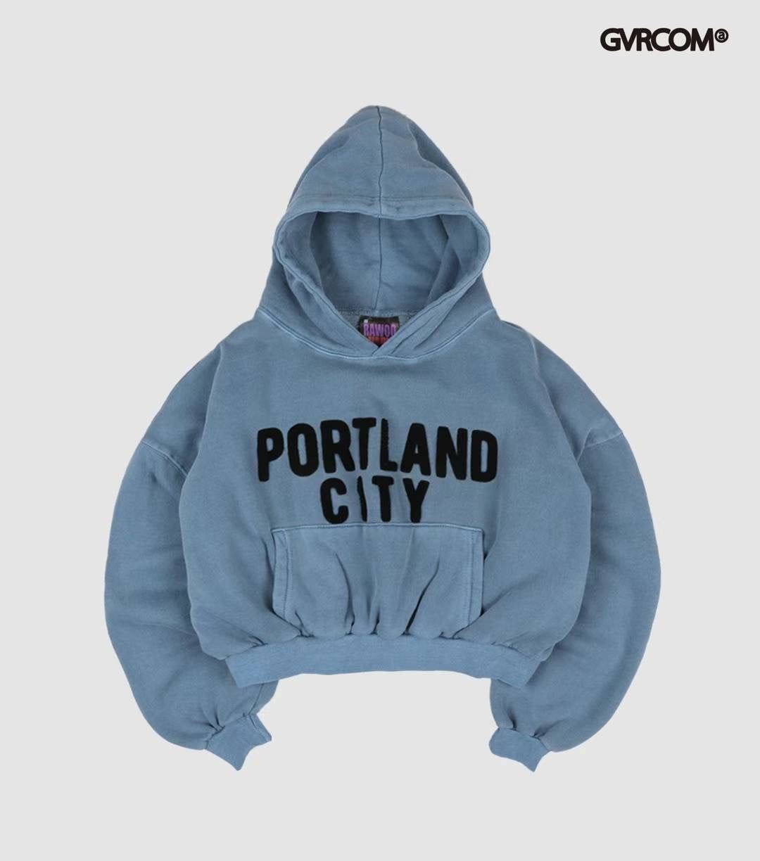 有帽 "Portland"短衛衣