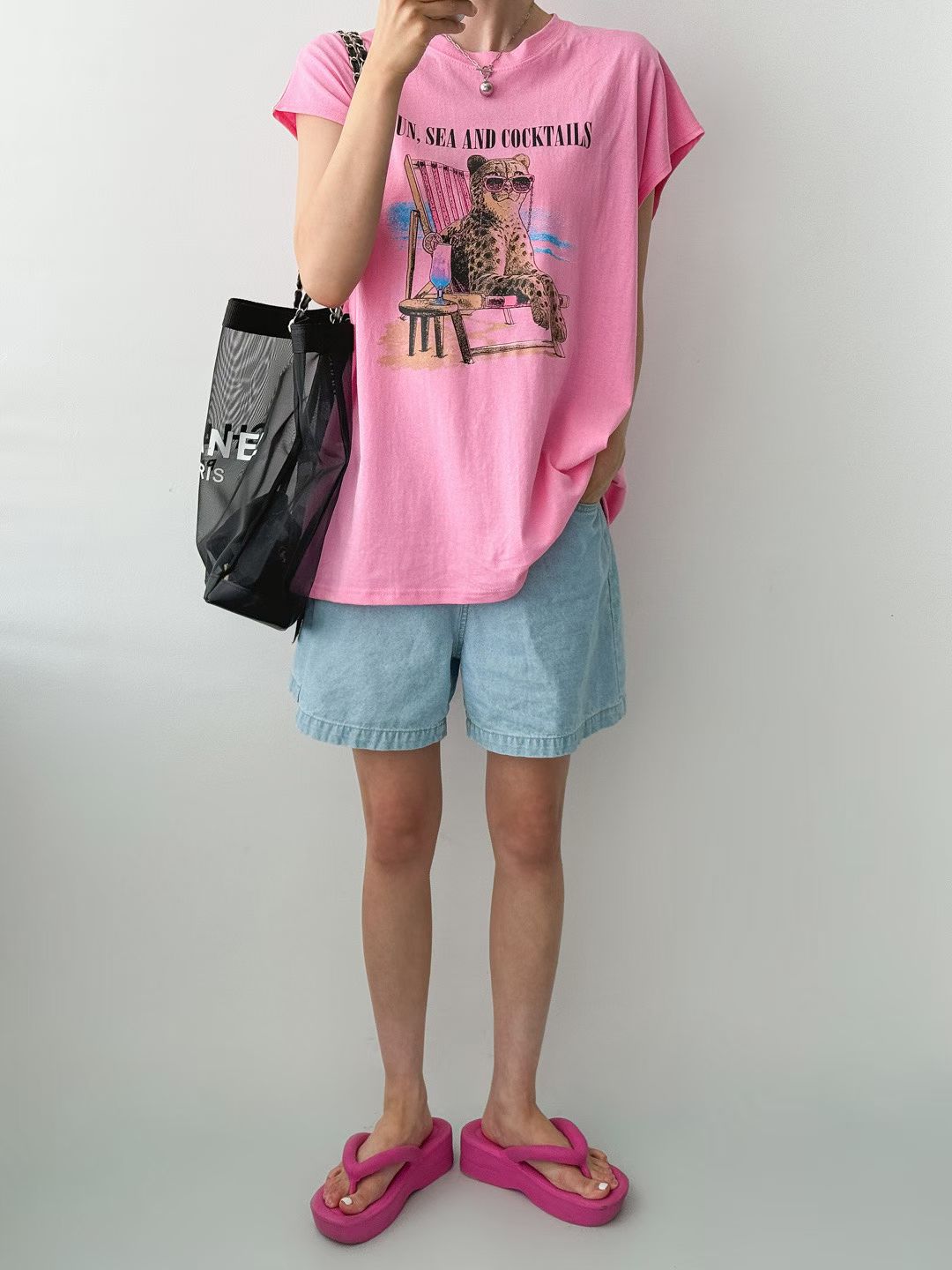“COCKTAILS”豹Tee