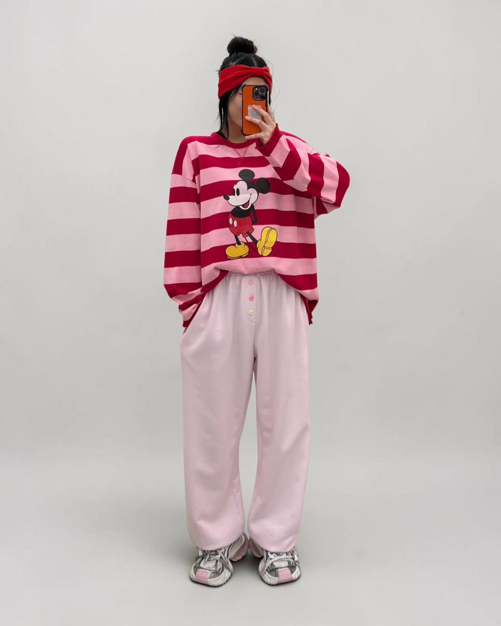 Mickey橫間長Tee
