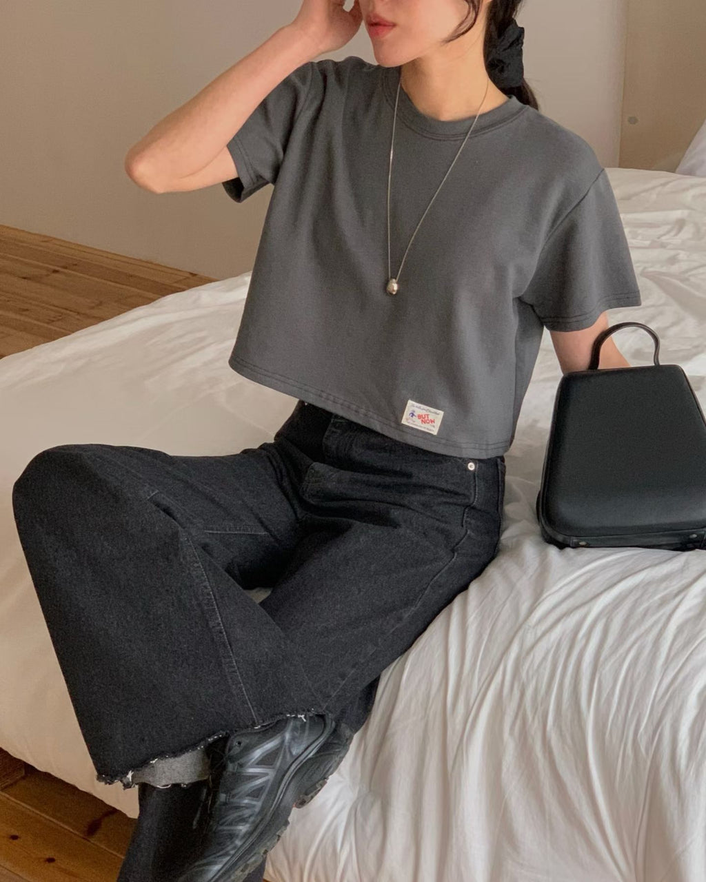 淨色短Tee