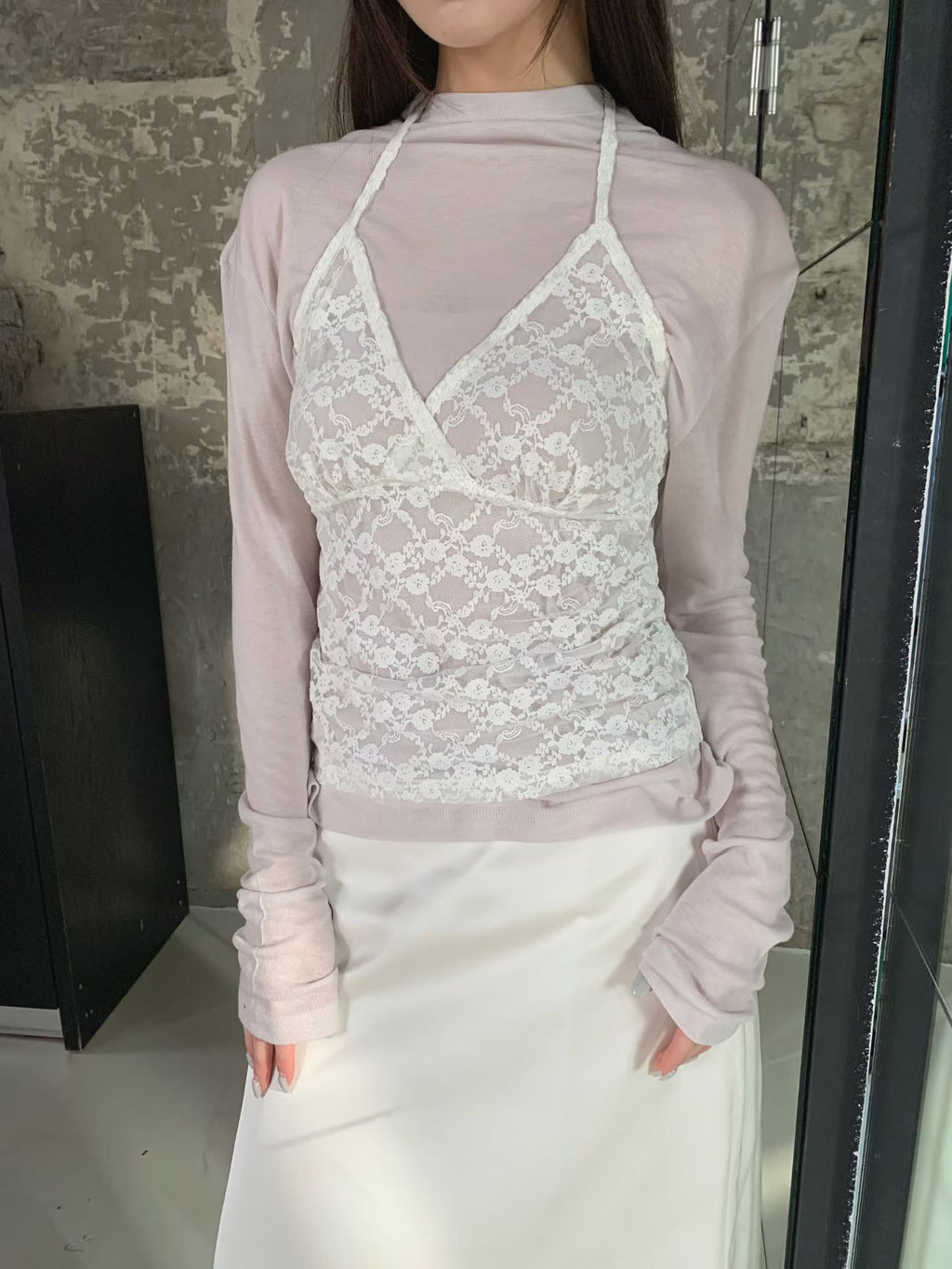 lace掛頸吊帶