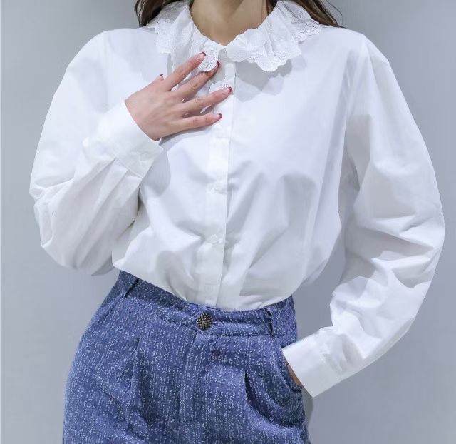 Lace領恤衫
