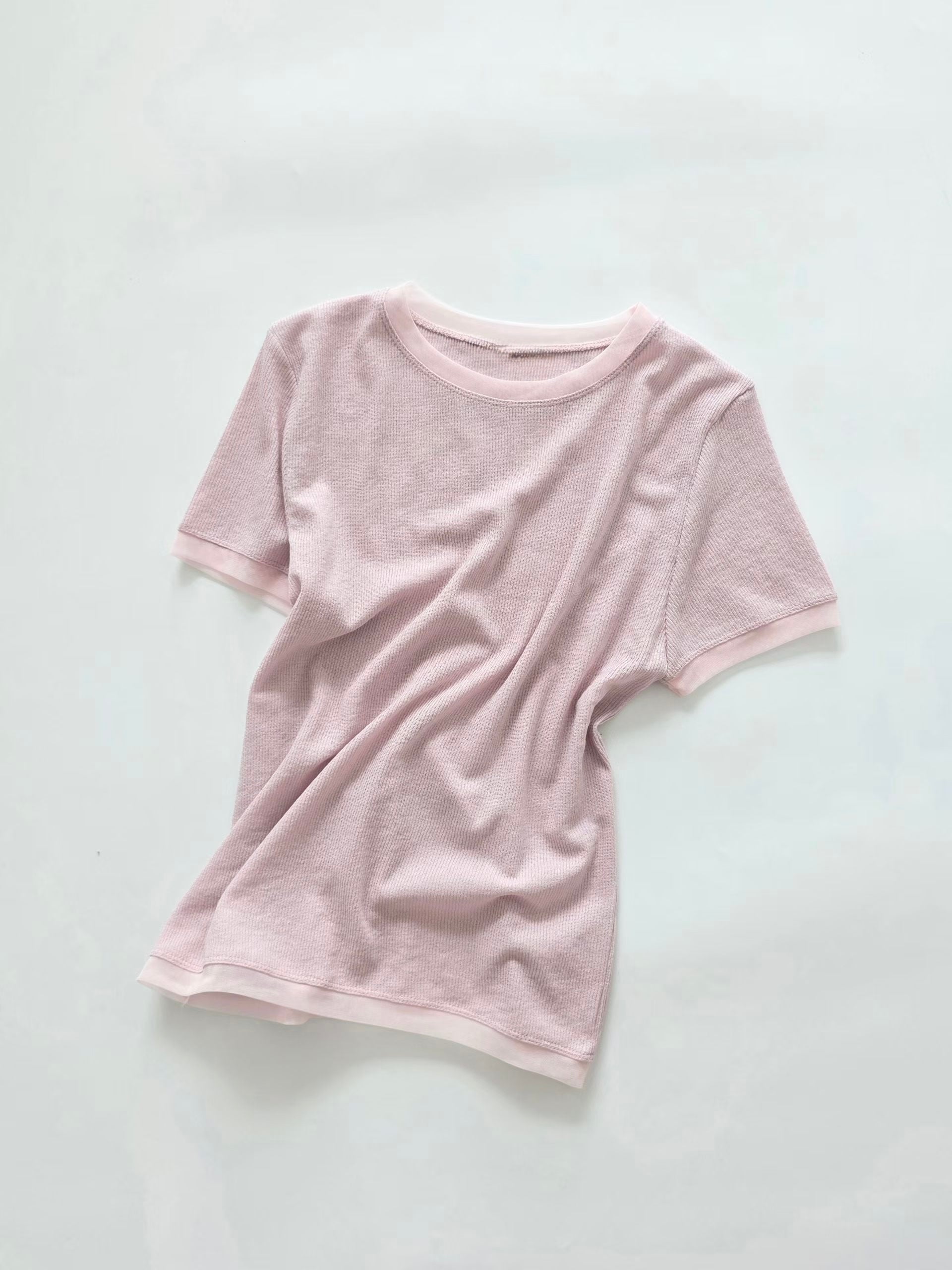 紗紗邊薄料Tee