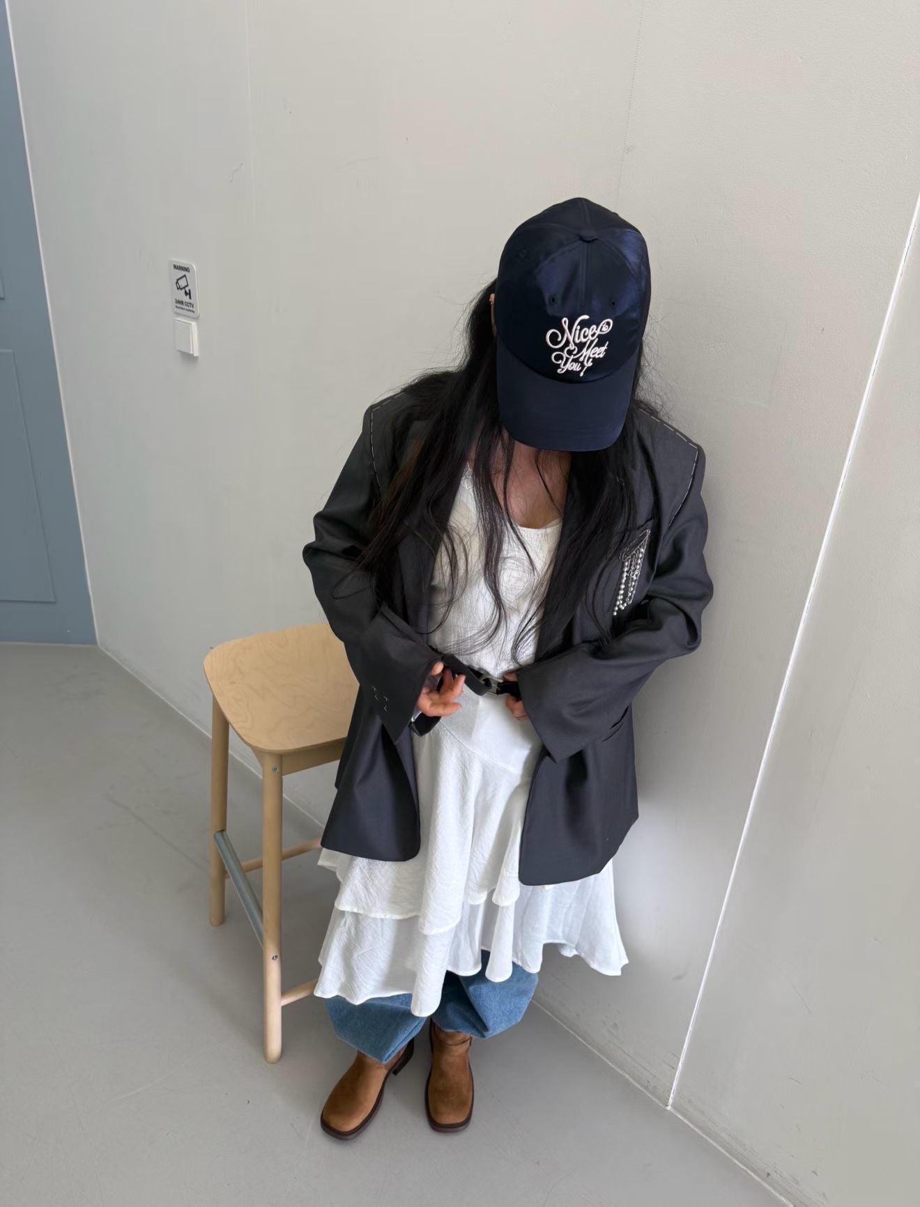 連belt不規則吊帶裙