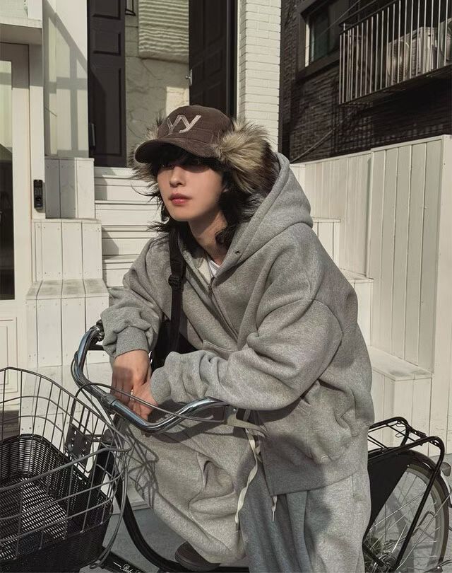 抓毛有帽ZIP UP外套 (set裝可另購抓毛布褲)