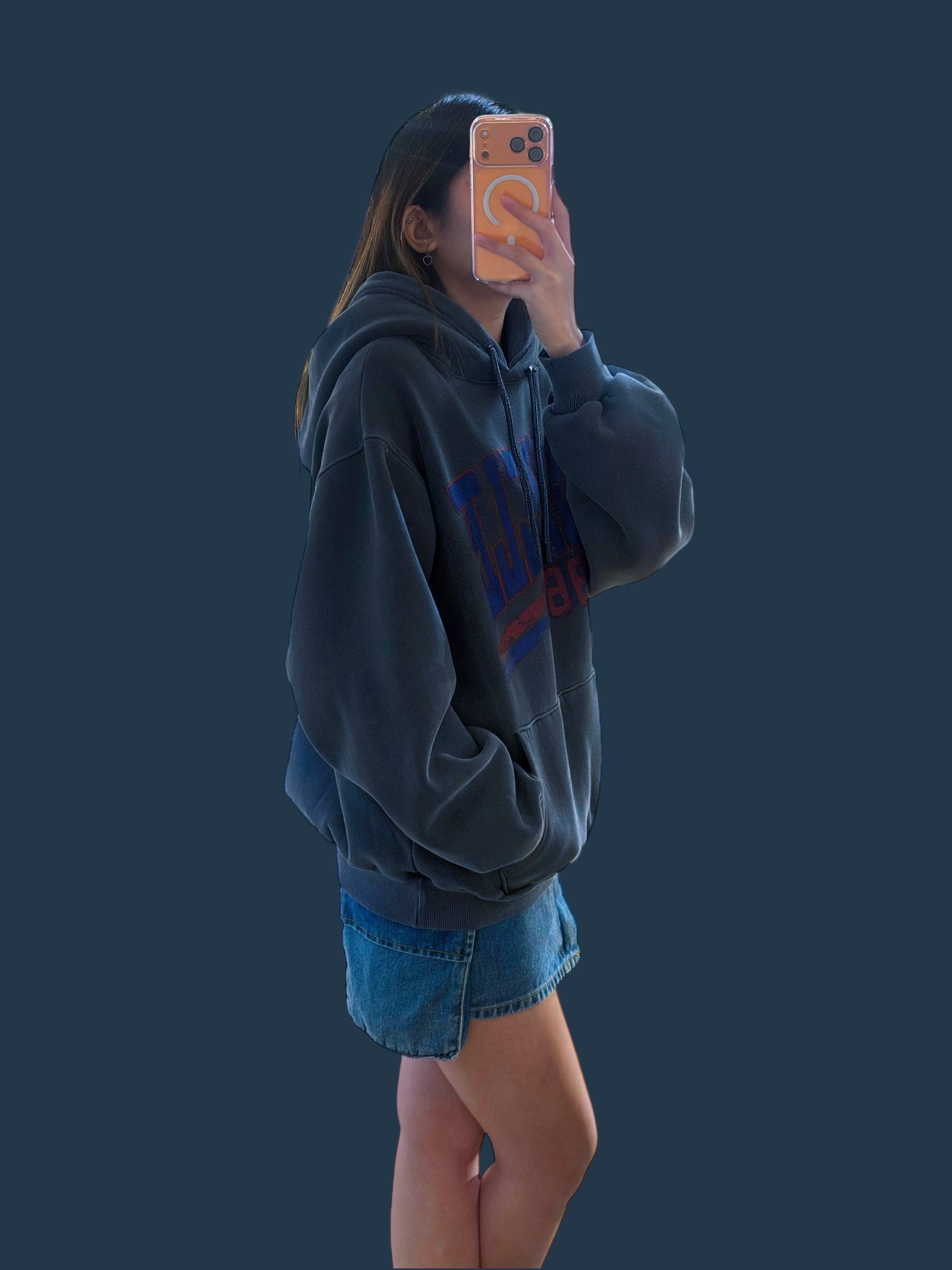 “MICHELLE”有帽洗水衛衣