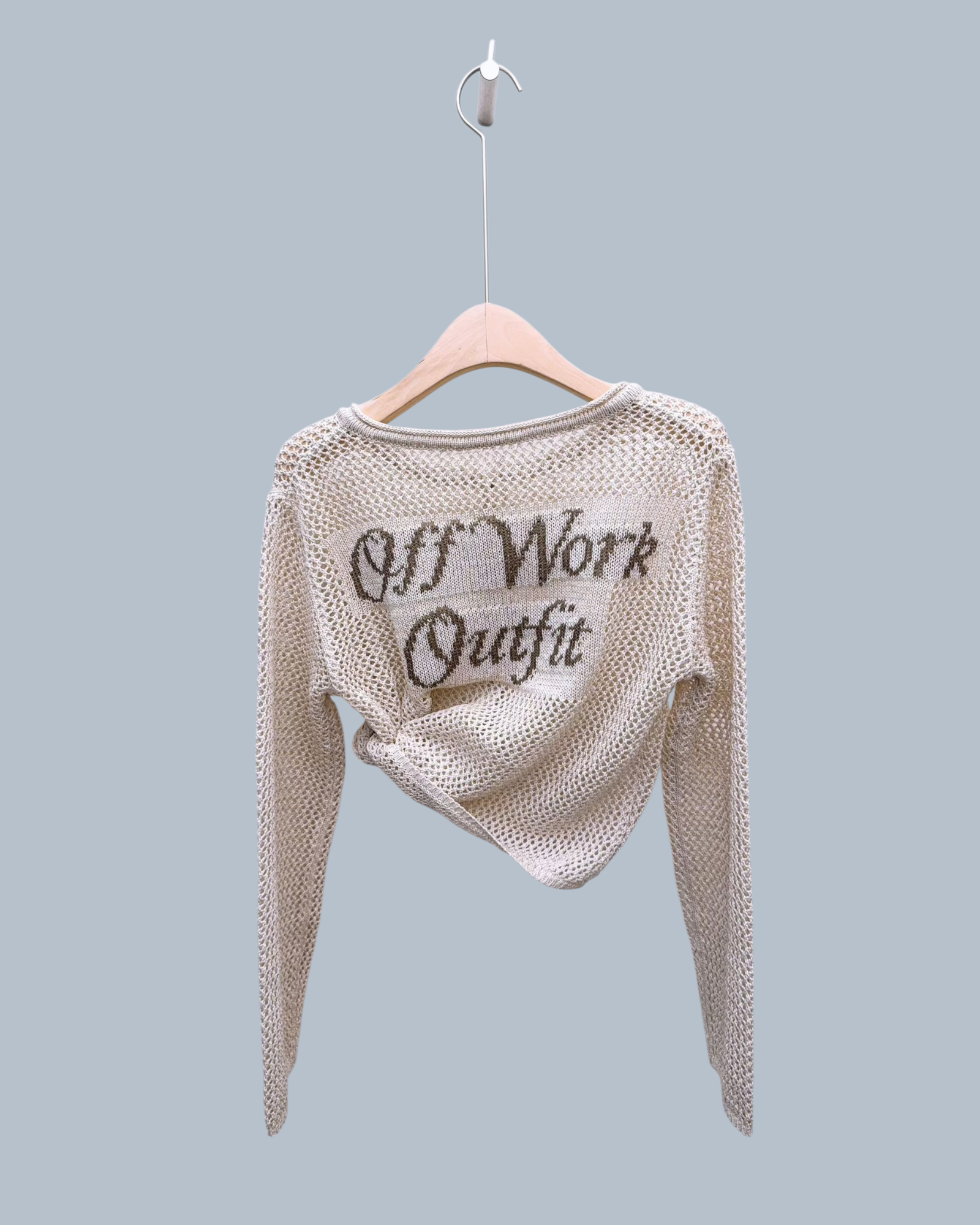 “Off Work”網網外套