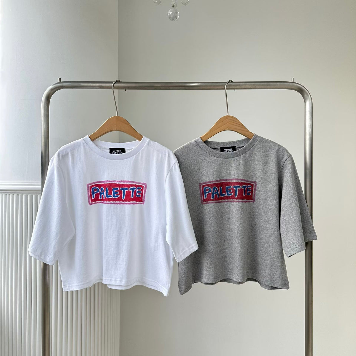 “PALETTE”全棉中袖短Tee
