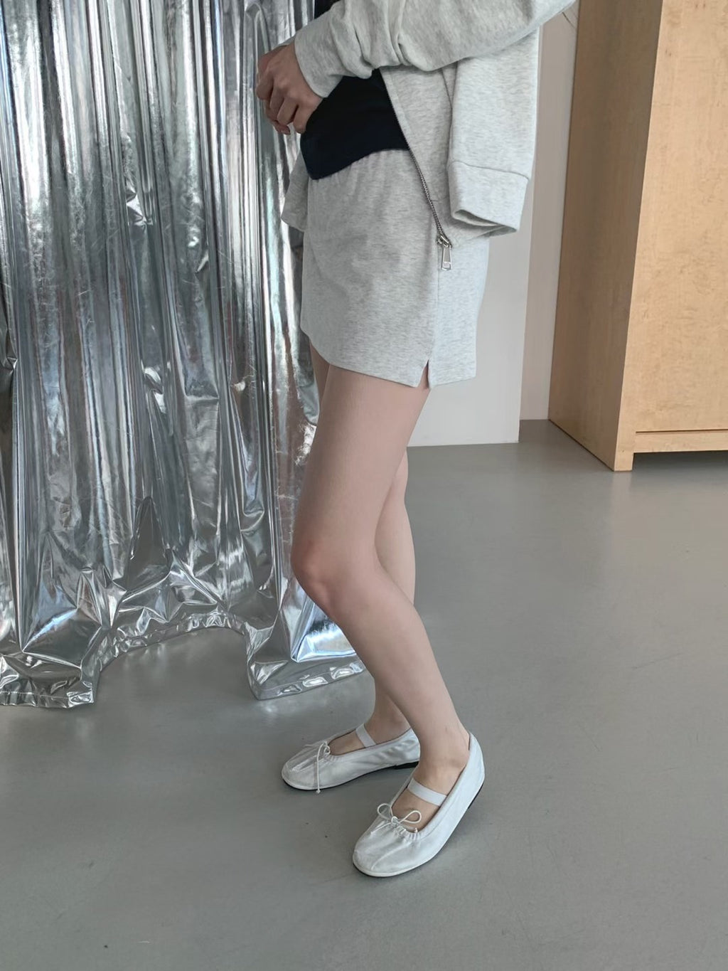 褲膽布短裙(set裝可另購有帽布外套)