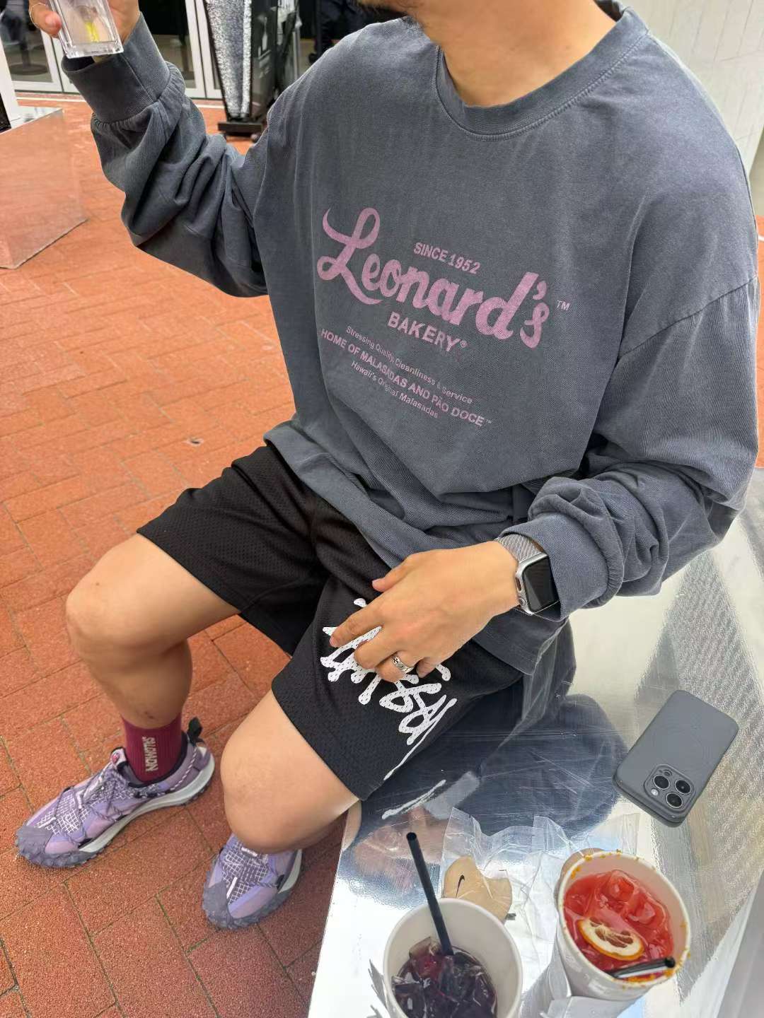 “Leonard”洗水長袖Tee