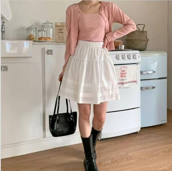 half fold short umbrella skirt