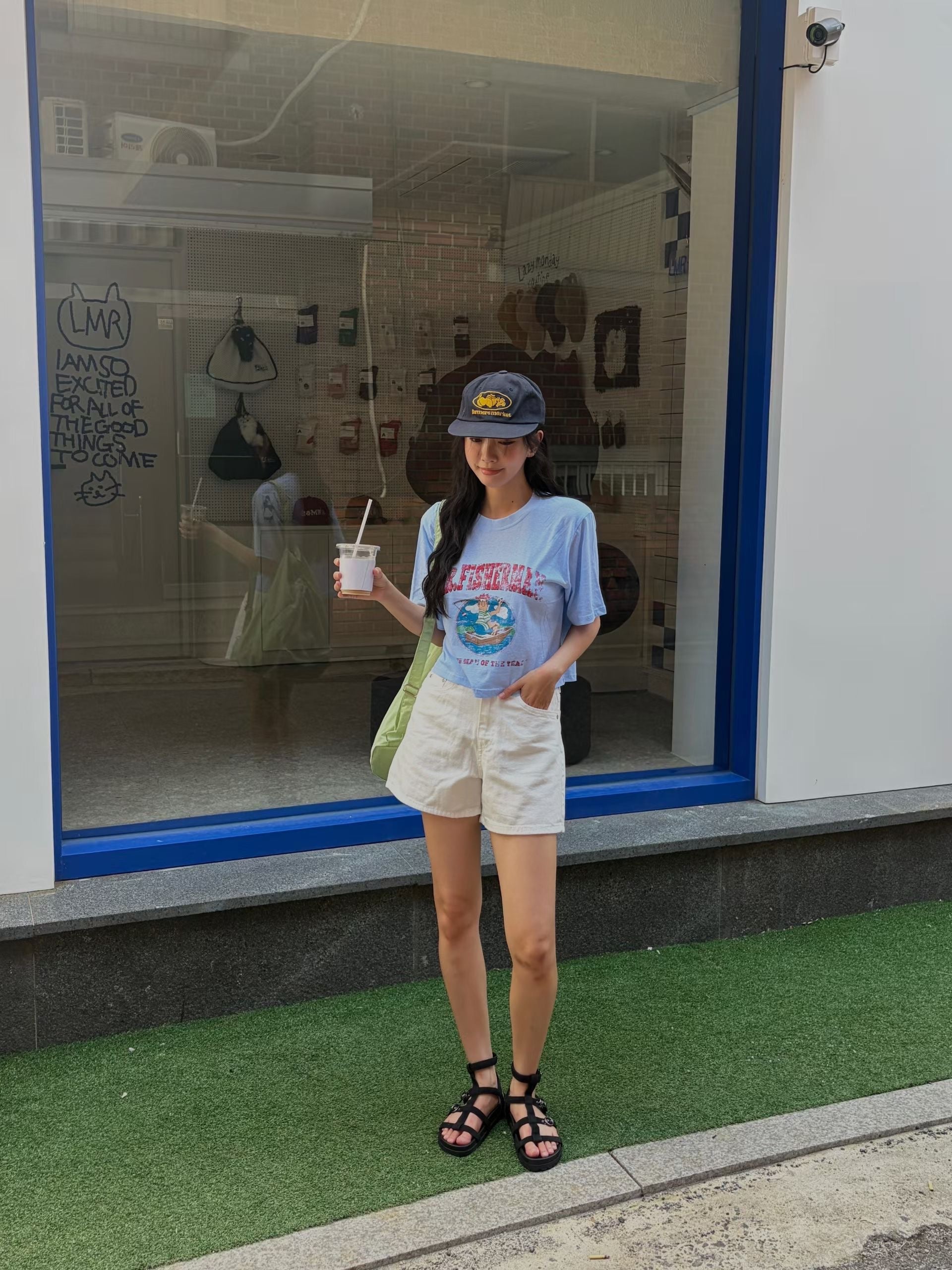 ”MR.FISHERMAN“短Tee