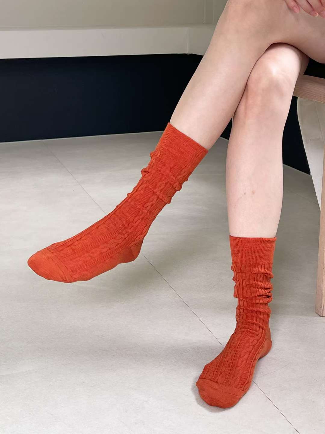 羊毛節節襪 ($100/3對)