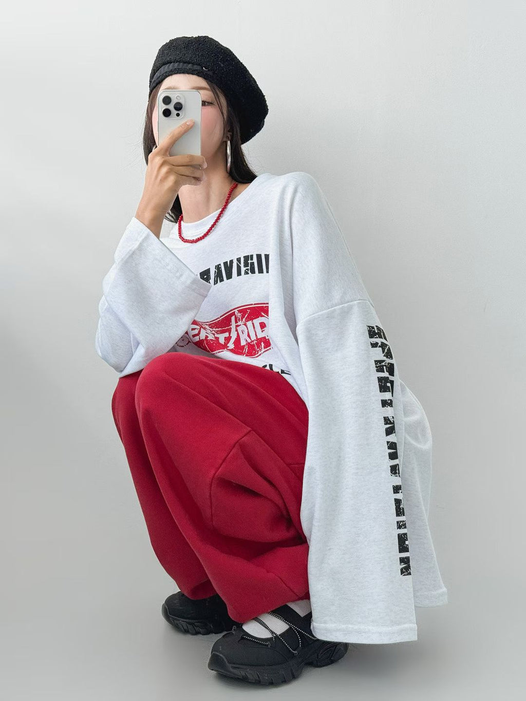 “JESERTRIDER”長袖薄Tee