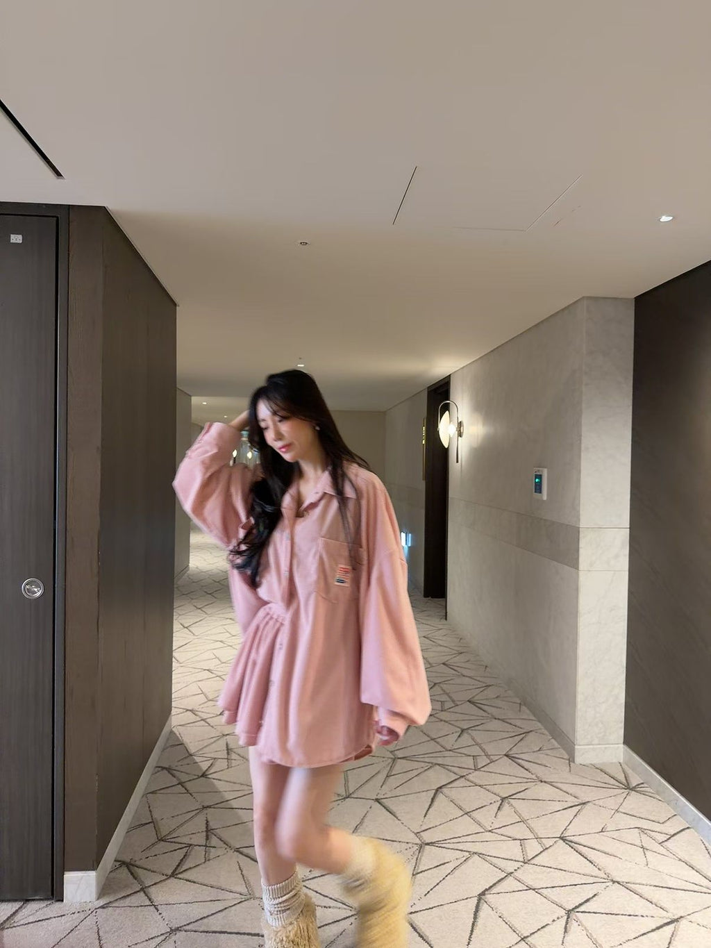 兩袋燈芯絨恤衫(set裝可另購燈芯絨短裙褲)