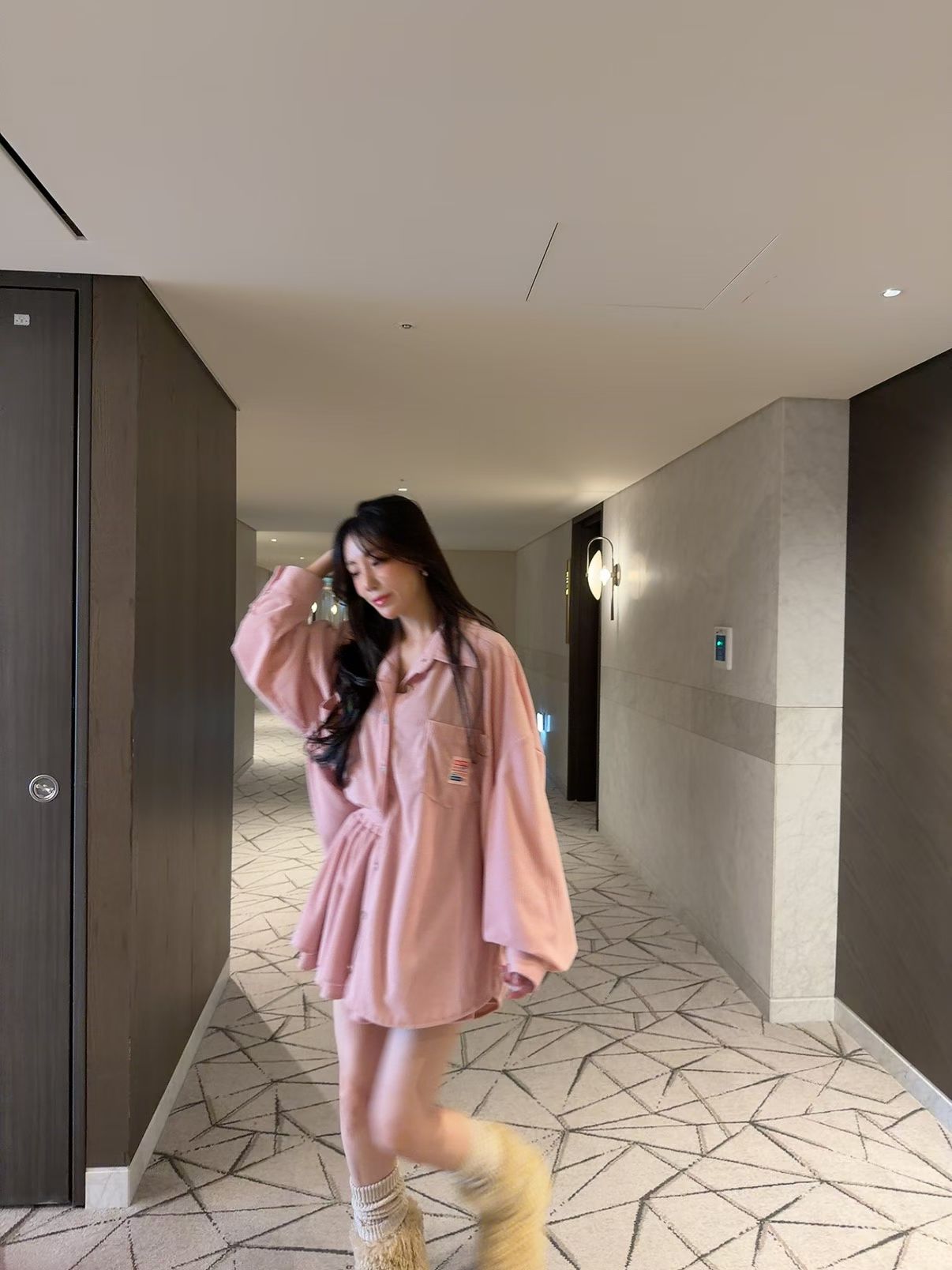 兩袋燈芯絨恤衫(set裝可另購燈芯絨短裙褲)