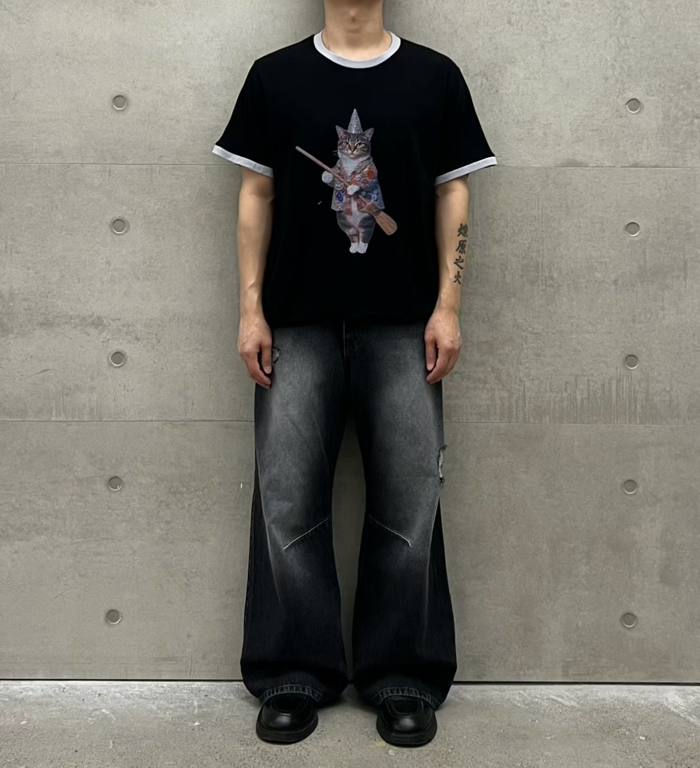 貓貓拚色Tee