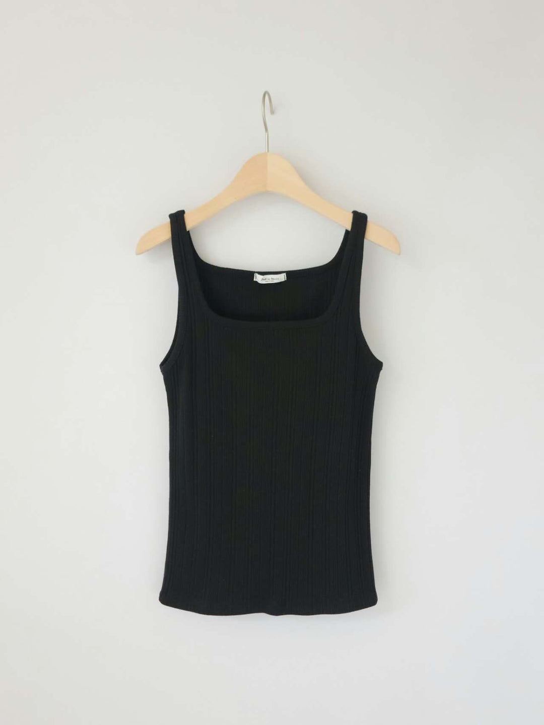 pitted square neck vest