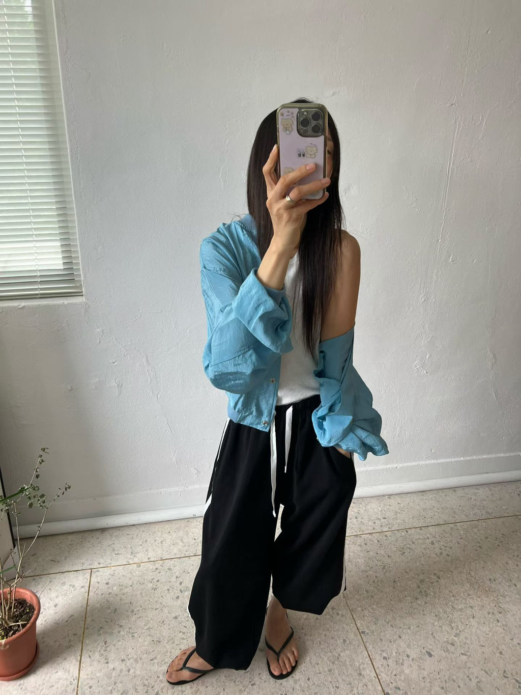 啪鈕短風褸