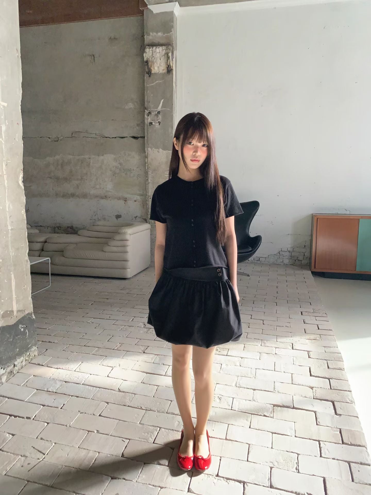 短袖線外套
