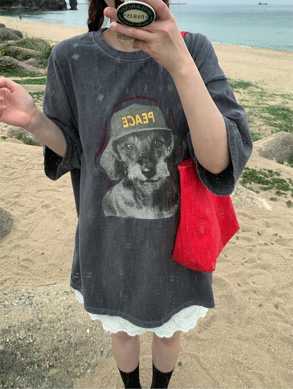 PEACE狗狗長Tee