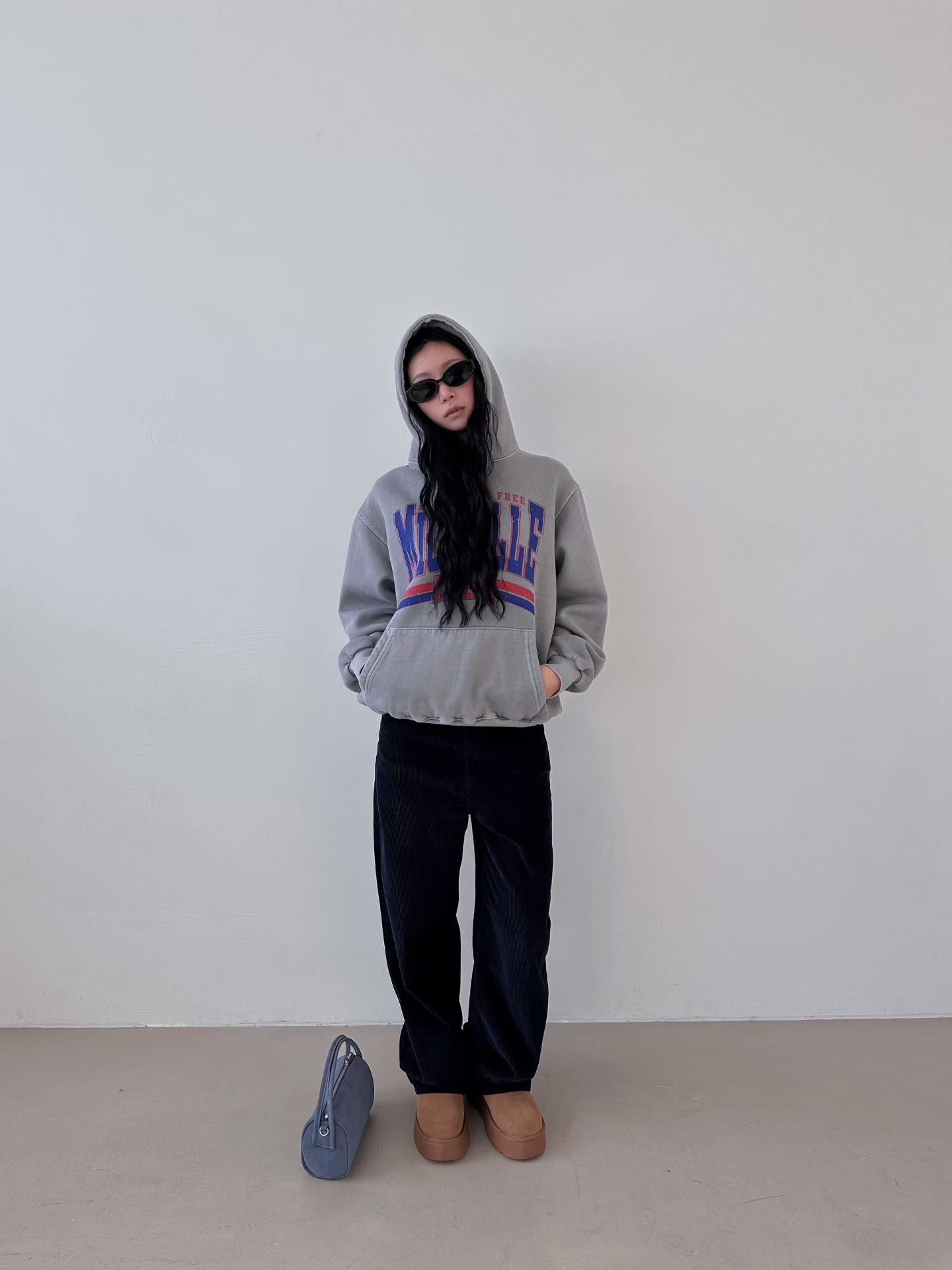 “MICHELLE”有帽洗水衛衣