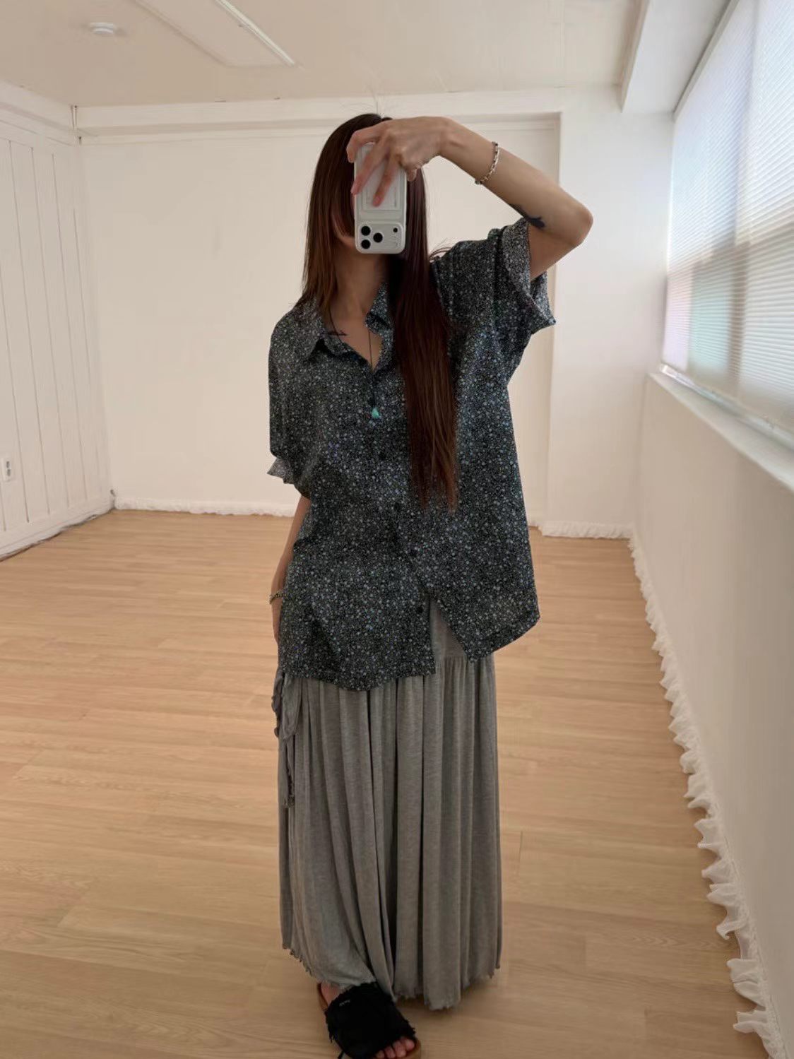 花花長恤衫