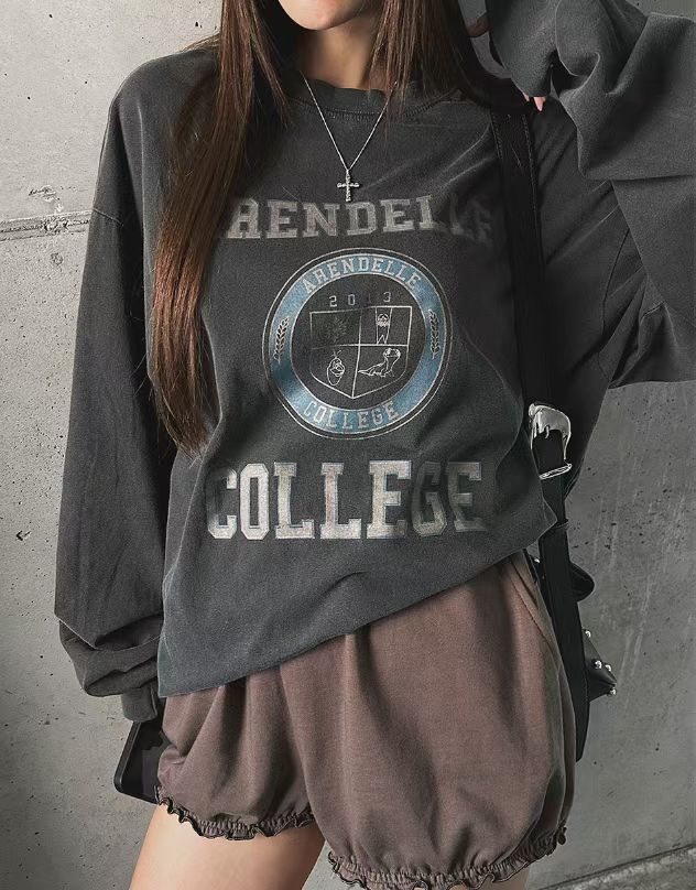“COLLEGE”長Tee