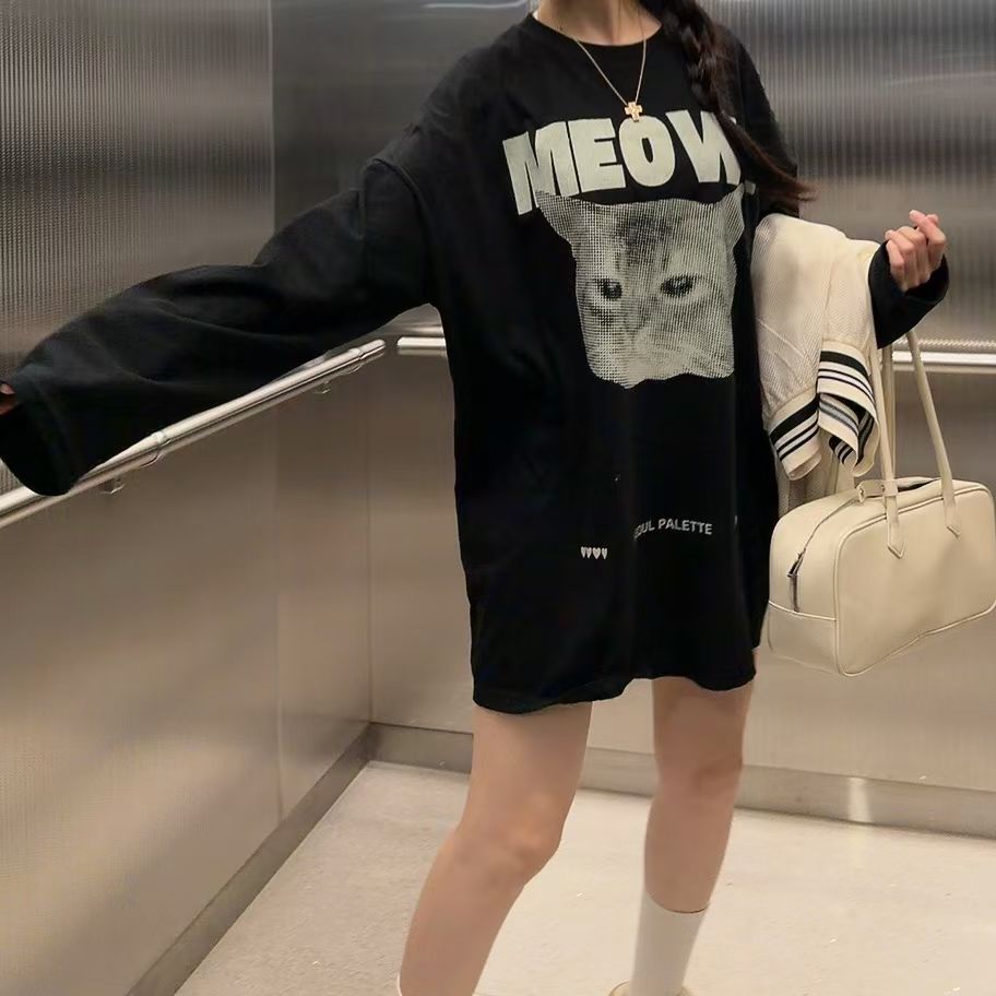 “MEOW”貓貓長Tee