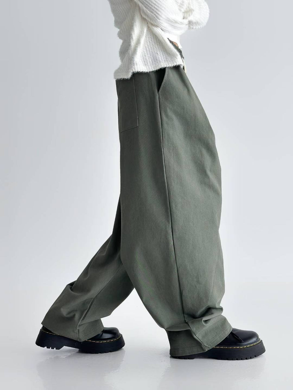 洗水橡筋頭布褲