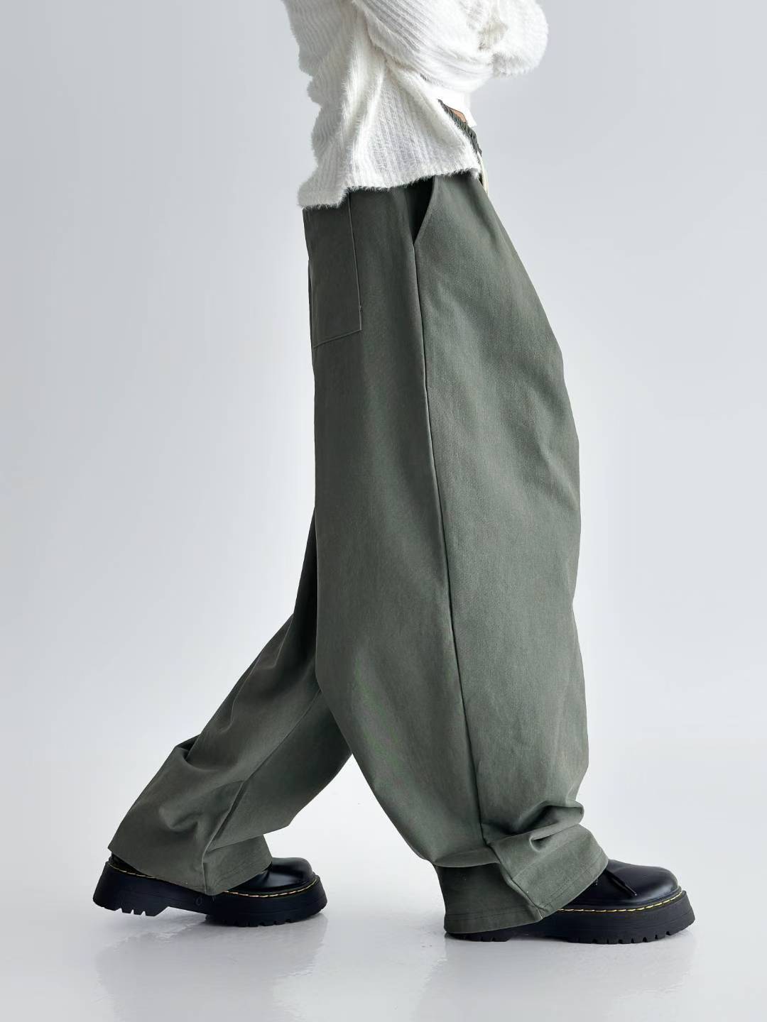 洗水橡筋頭布褲