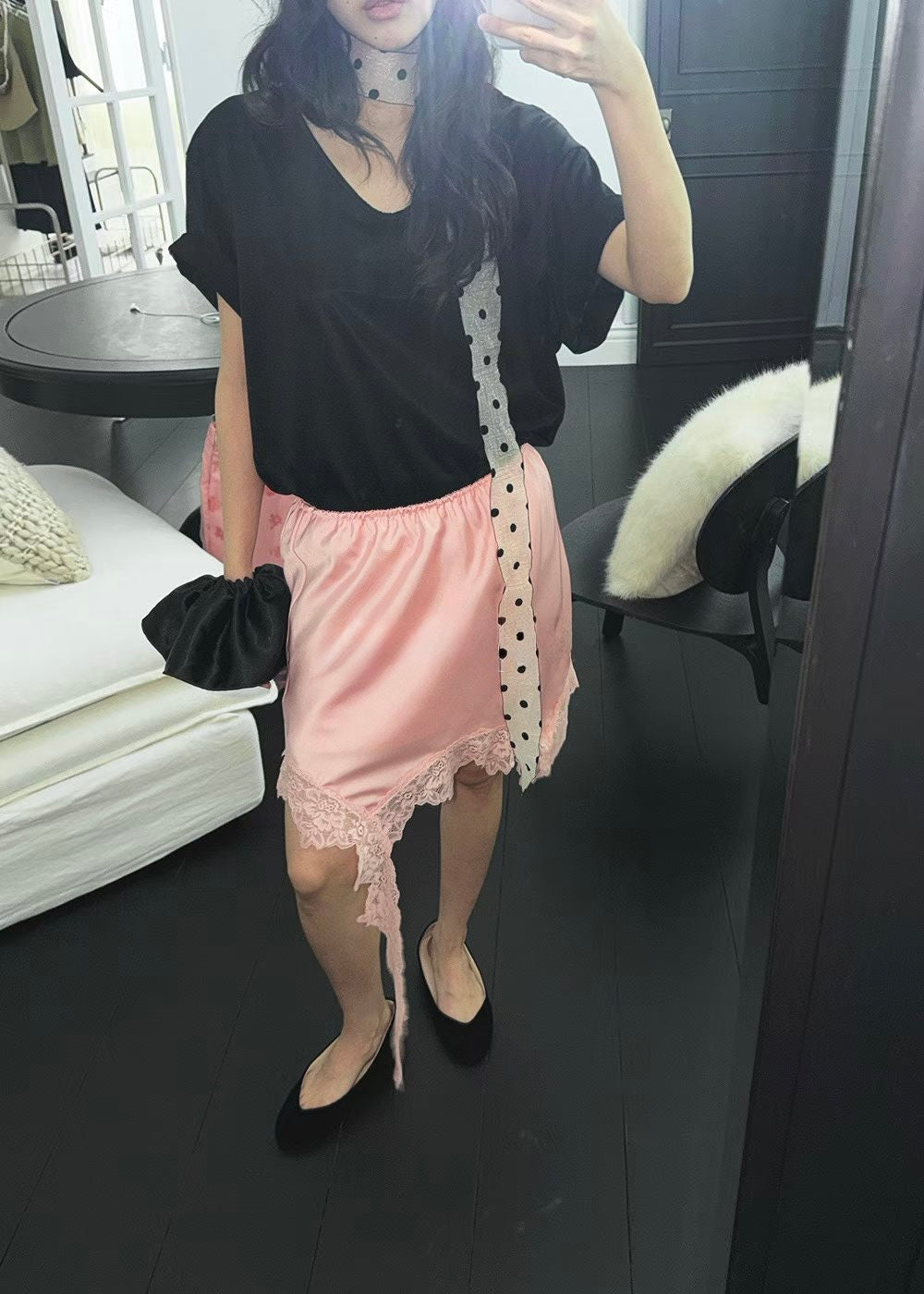 絲質淨色Tee