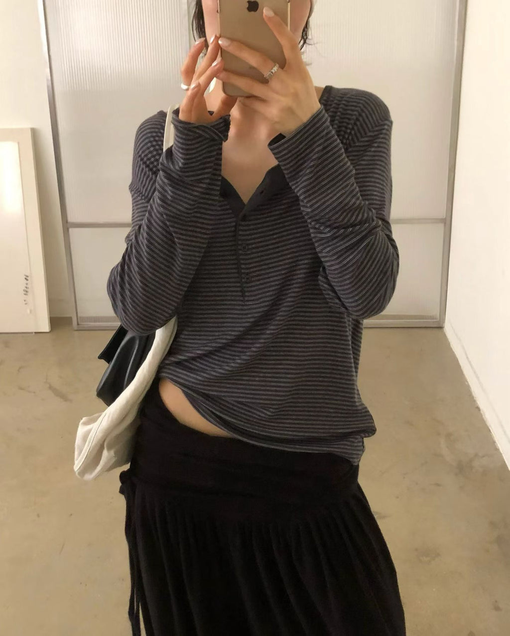 開鈕幼橫間Tee