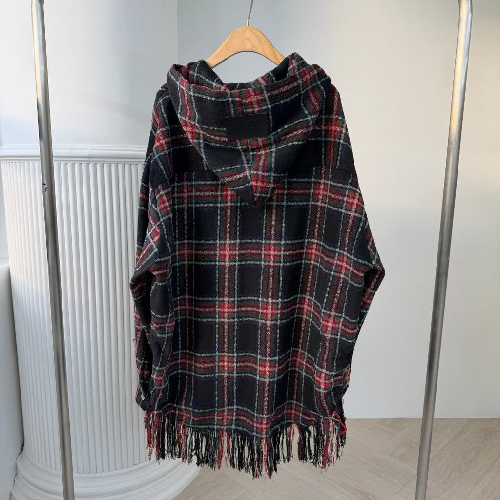 格仔有帽須須腳斗篷