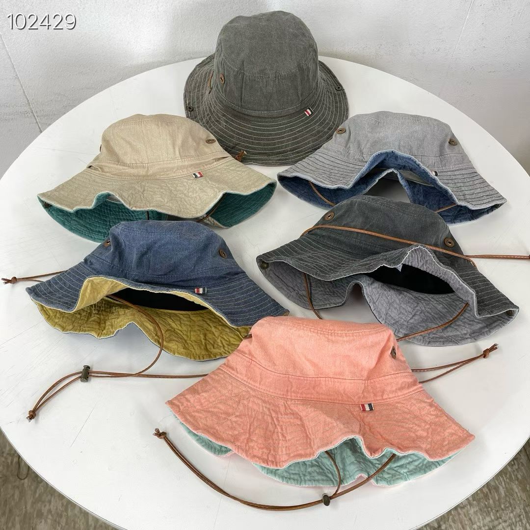 color block outdoor hat