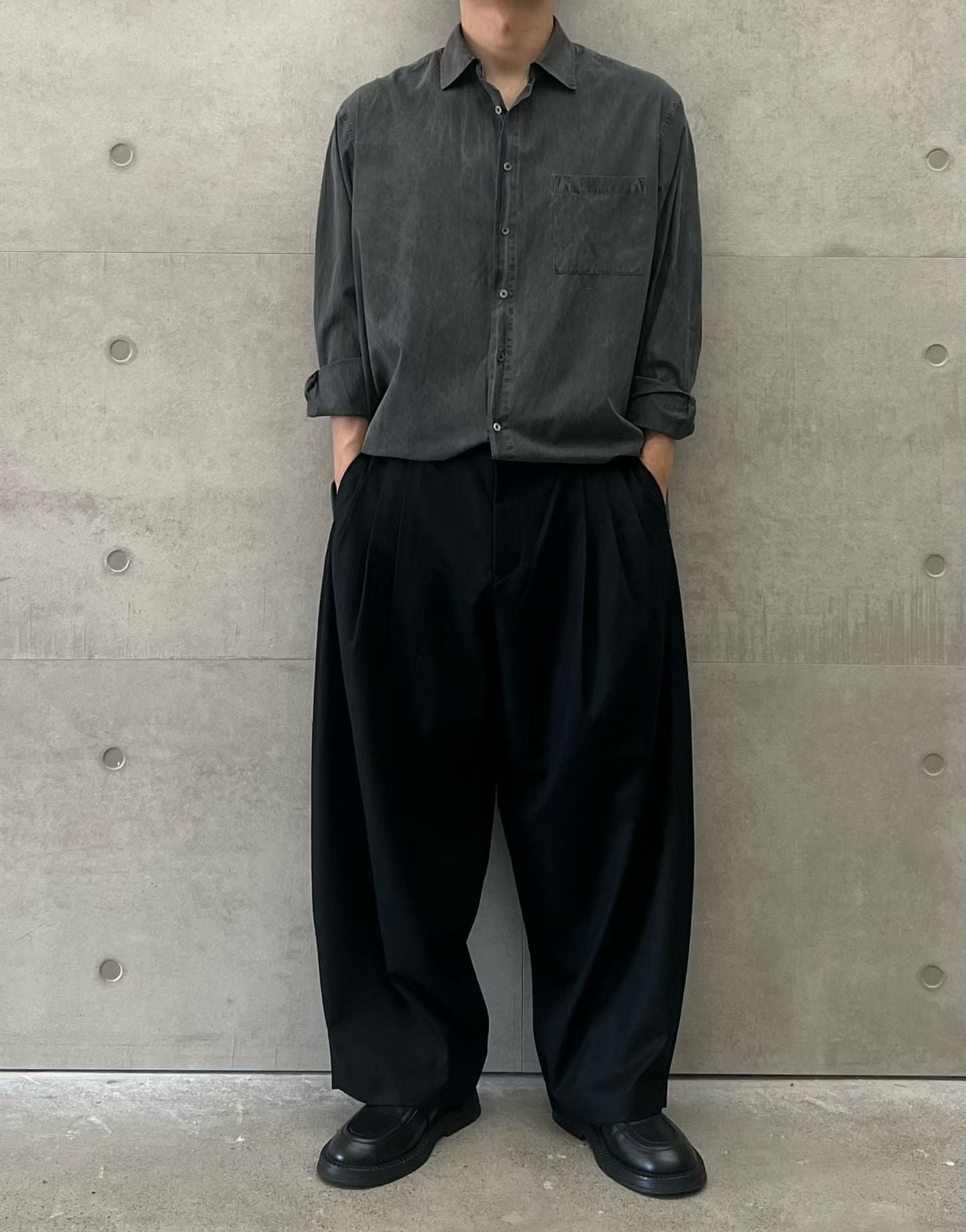 淨色闊西褲