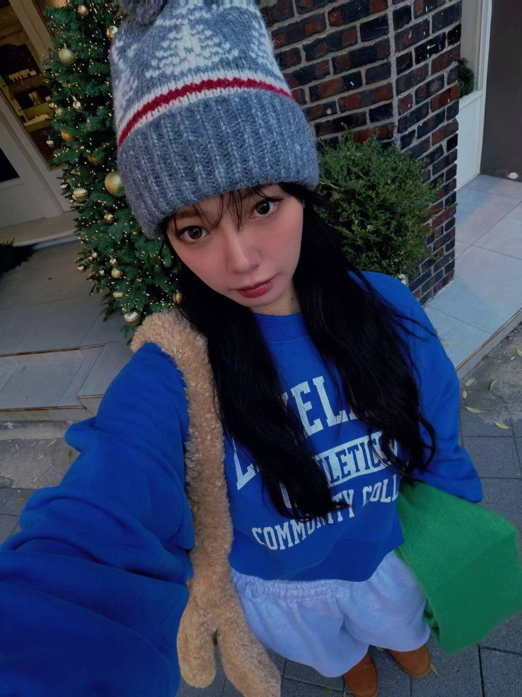 “LAKELADE”抓毛短衛衣